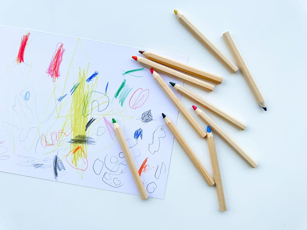 lápis de cor desenho criança psicologia infantil